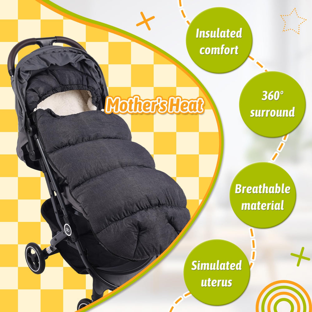 KERHAND universal-fit-pram-buggy adapts to many stroller types.