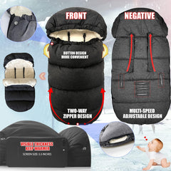 KERHAND waterproof outer fabric and lambswool interior shield wind and light rain.