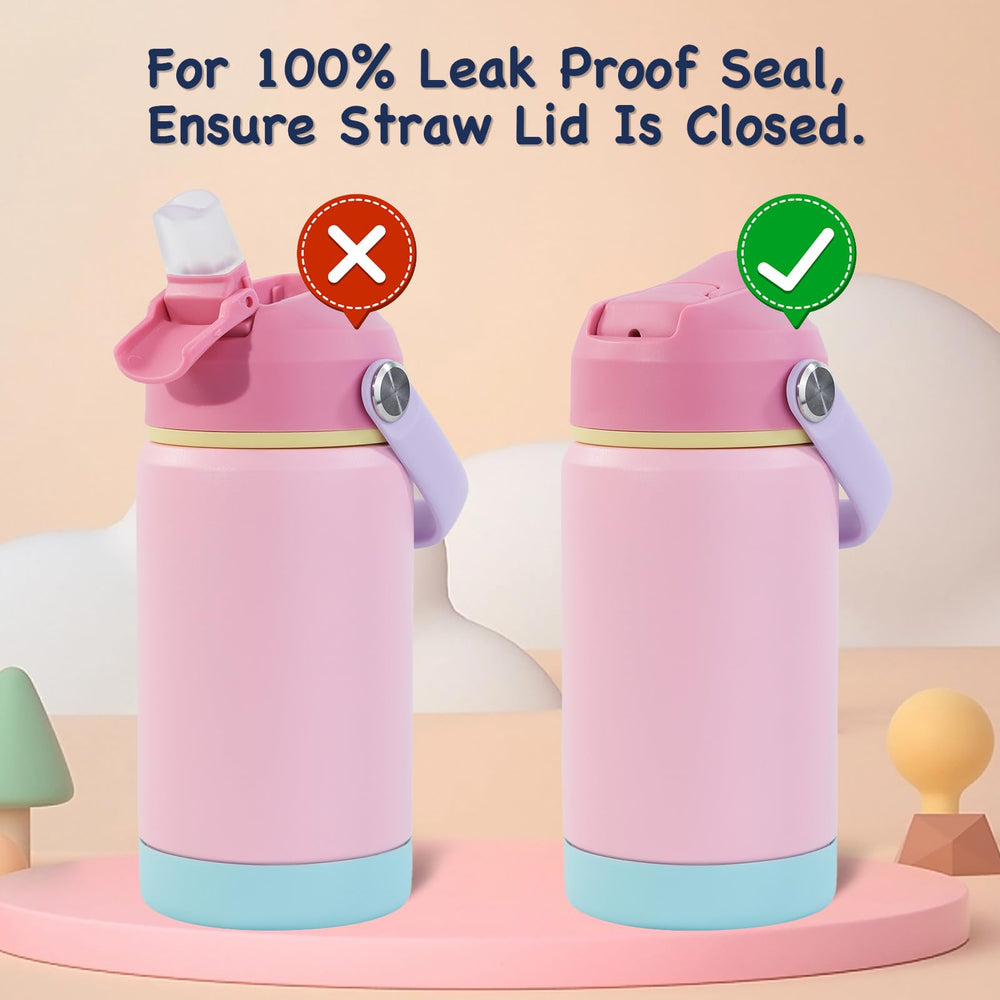 Kerilyn leak-proof bottle with closed lid prevents spills during play