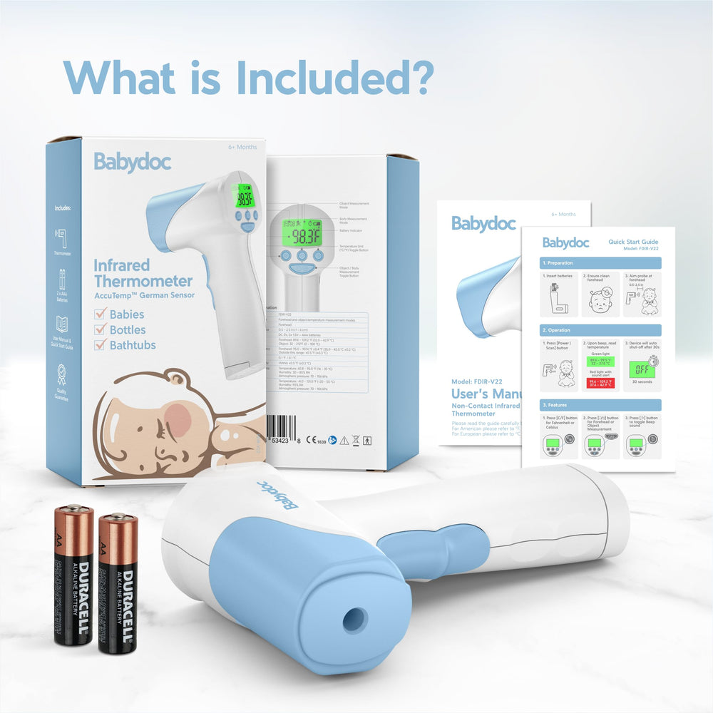Ketodoc Babydoc non-contact design keeps baby comfortable and safe