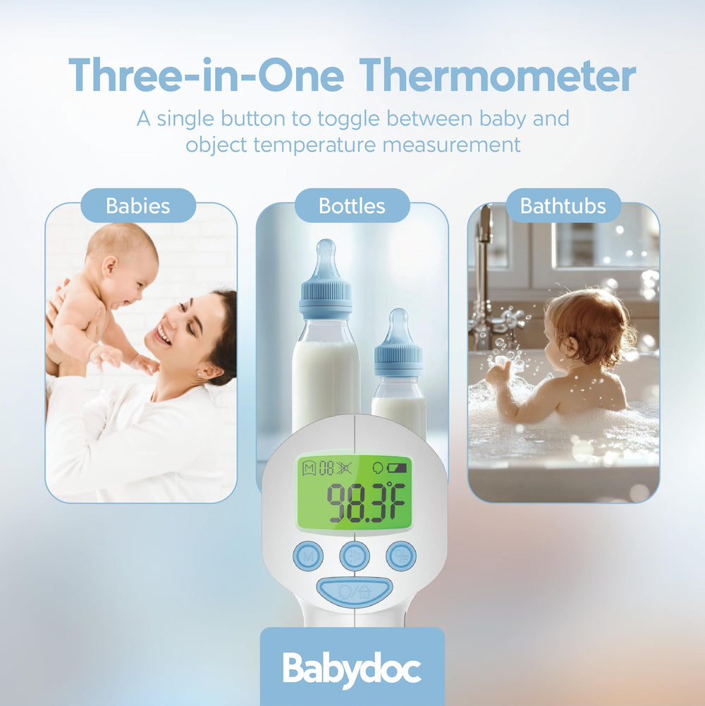 Ketodoc Babydoc object mode checks bottle temperature for safe feeding