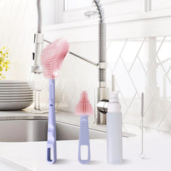 KEUYE soap dispenser for controlled, convenient bottle cleaning solution application