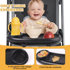 KEUYE snack tray nuna compatibility with cup holder enables easy hydration on the go