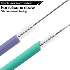 KEUYE Stanley straw cleaner bristle detail shows durable cleaning power.