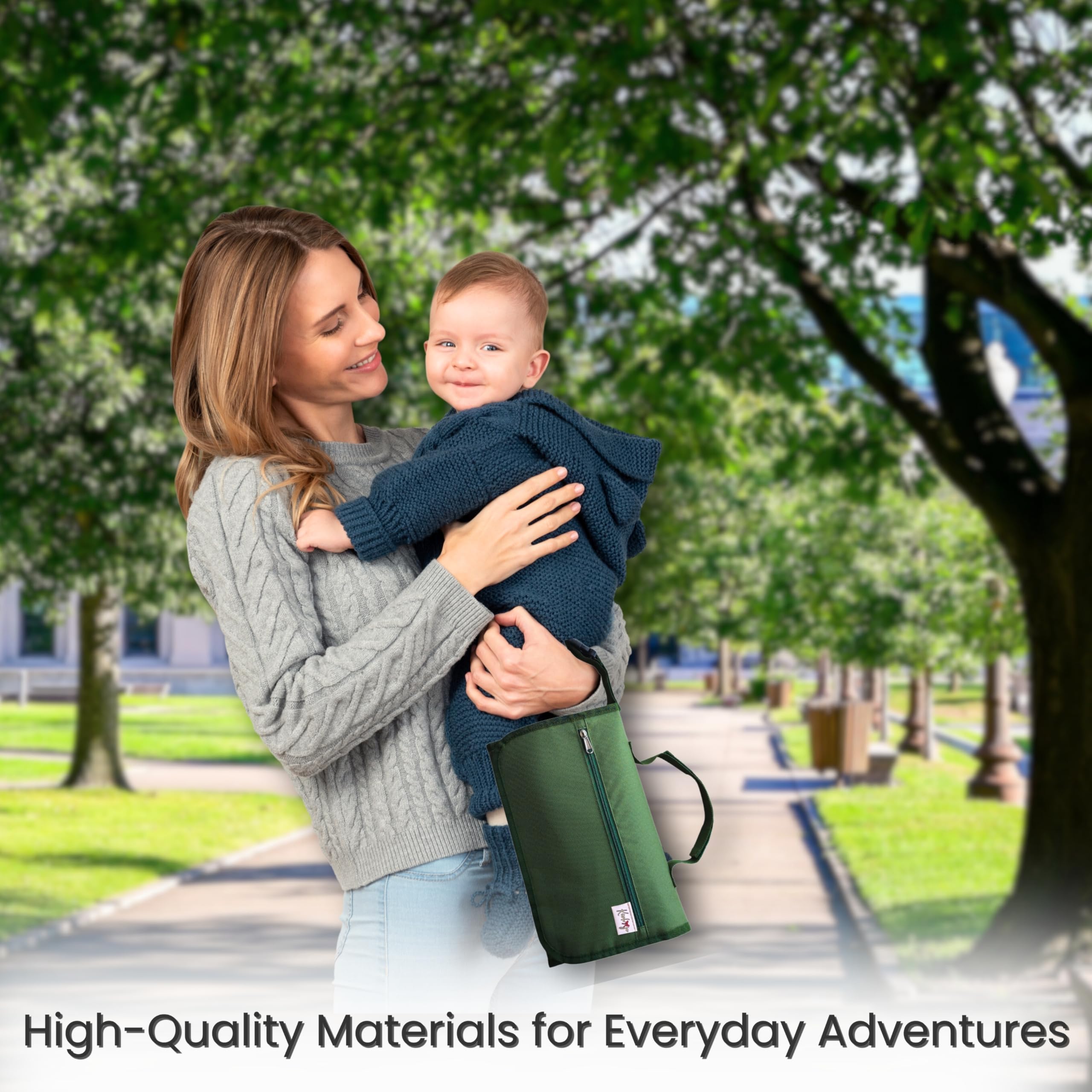 Kewh Jo portable changing pad unisex design suits moms and dads