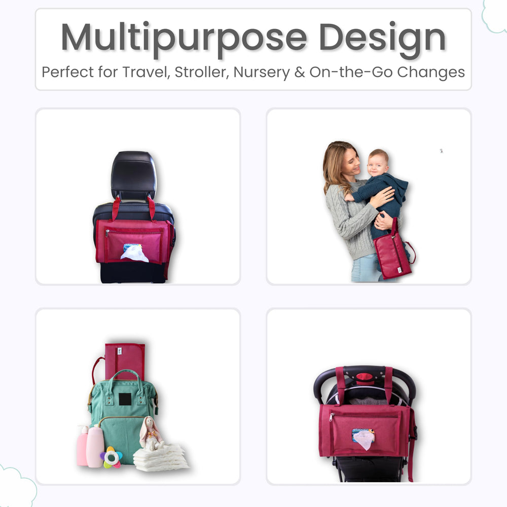 Kewh Jo waterproof surface cleans easily after every diaper change
