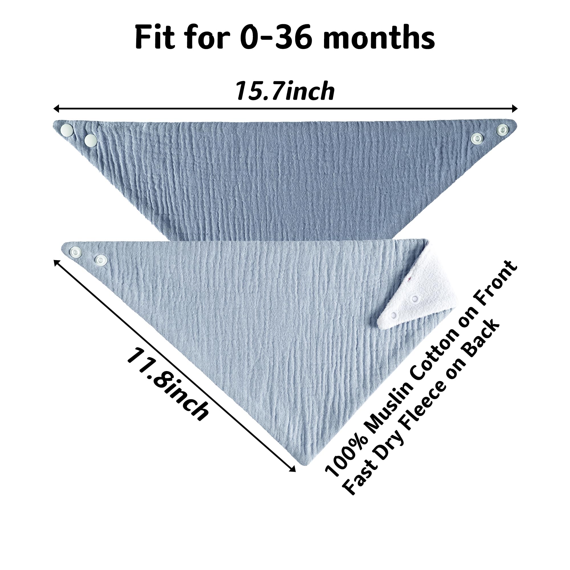 Kewlife Gift bibs double as teething and burp cloths