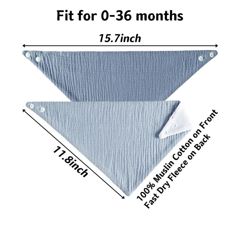 Kewlife Gift bibs double as teething and burp cloths