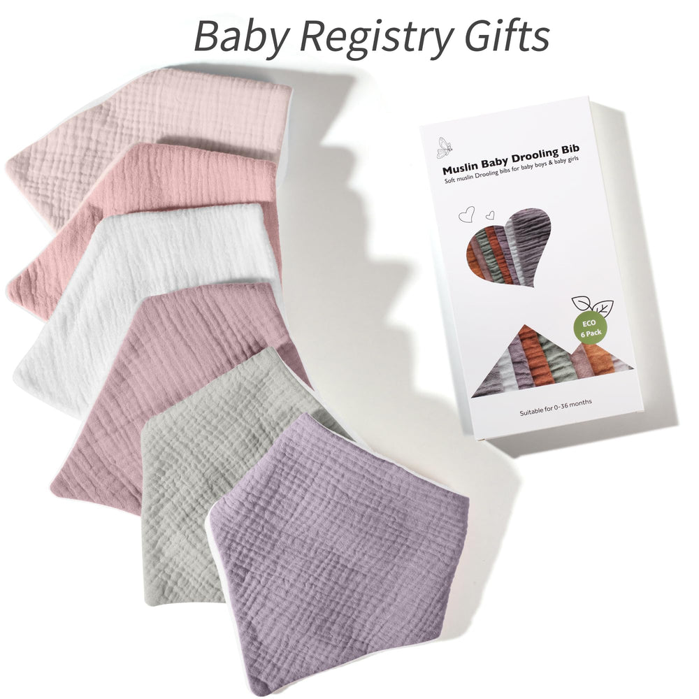 Kewlife gift Muslin Baby Bibs baby shower gift set