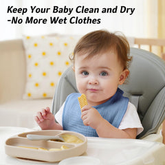 Kewlife Gift bibs in Macaron-Blue color for coordinated baby outfits
