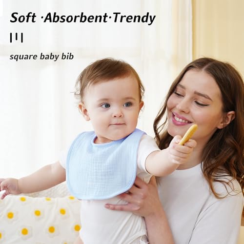 Kewlife Gift bibs showing adjustable snaps for growth-friendly neck fit