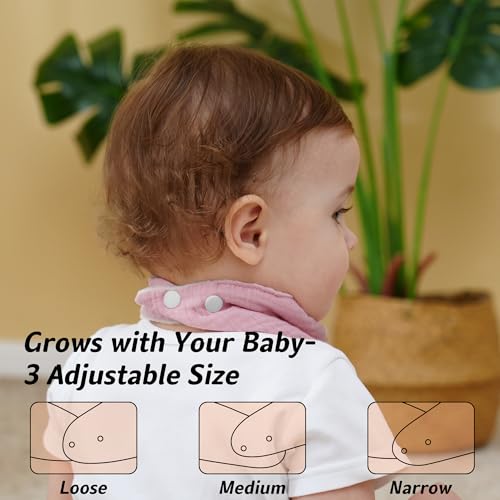 Kewlife gift Muslin Baby Bibs teething use, drool management