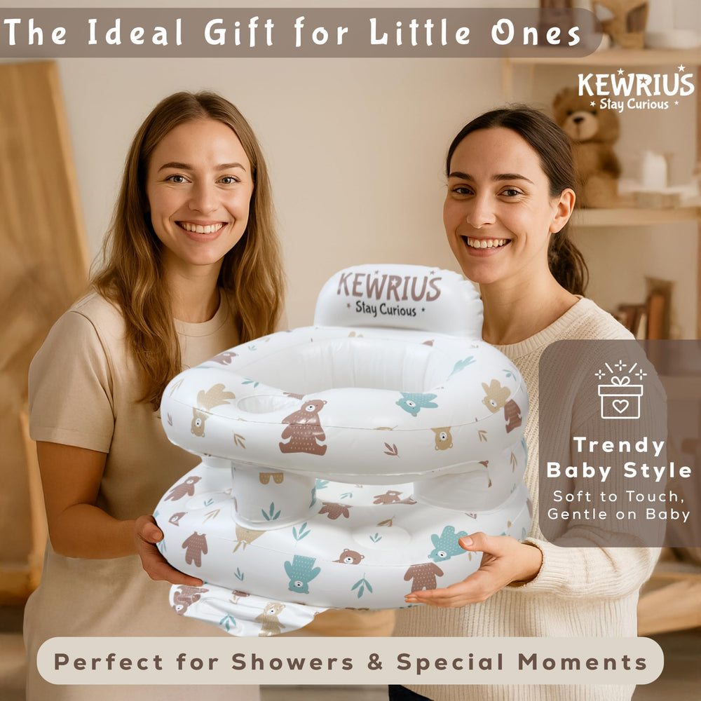 Kewrius gift-ready inflatable baby seat for new parents