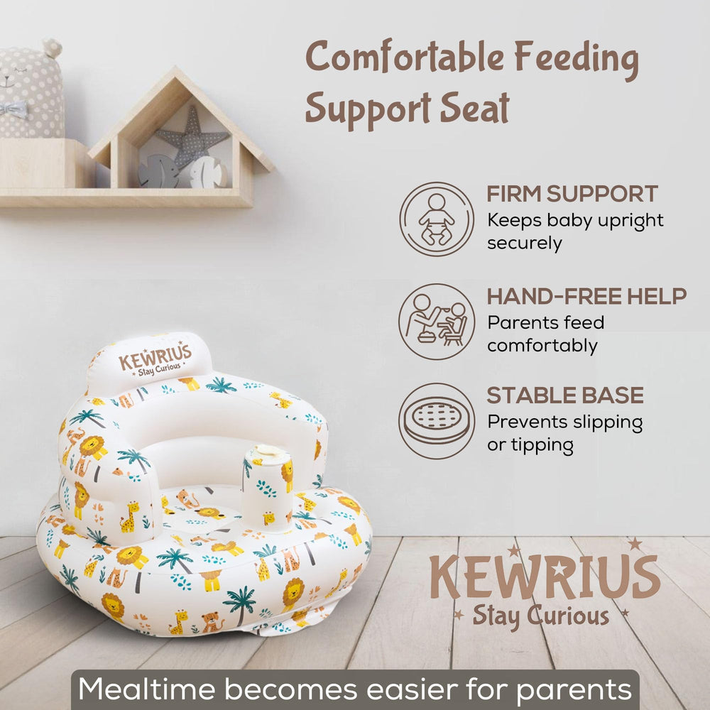 KEWRIUS storytime design photo highlights versatile infant chair for reading moments.