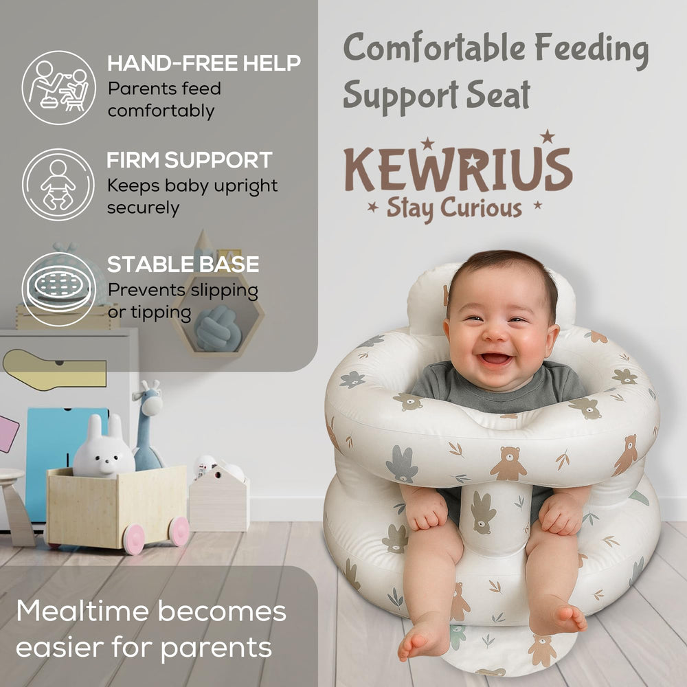 Kewrius seat ready for travel with lightweight, compact design