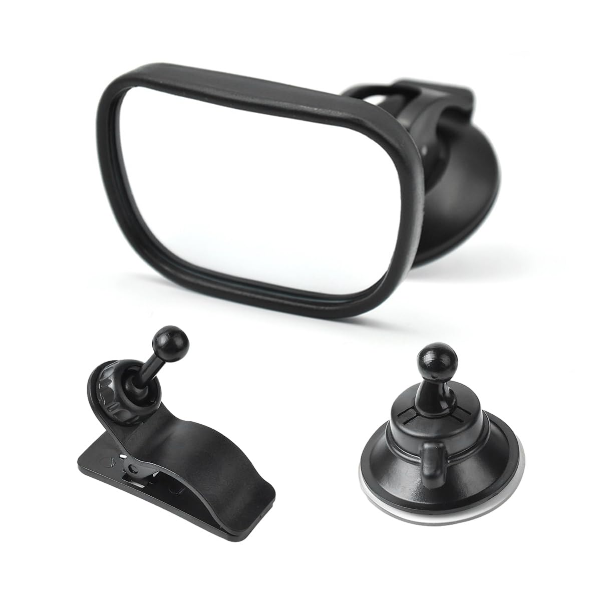 Kewucn baby car mirror compact size provides easy rear-view checks