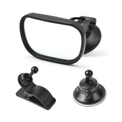 Kewucn baby car mirror compact size provides easy rear-view checks