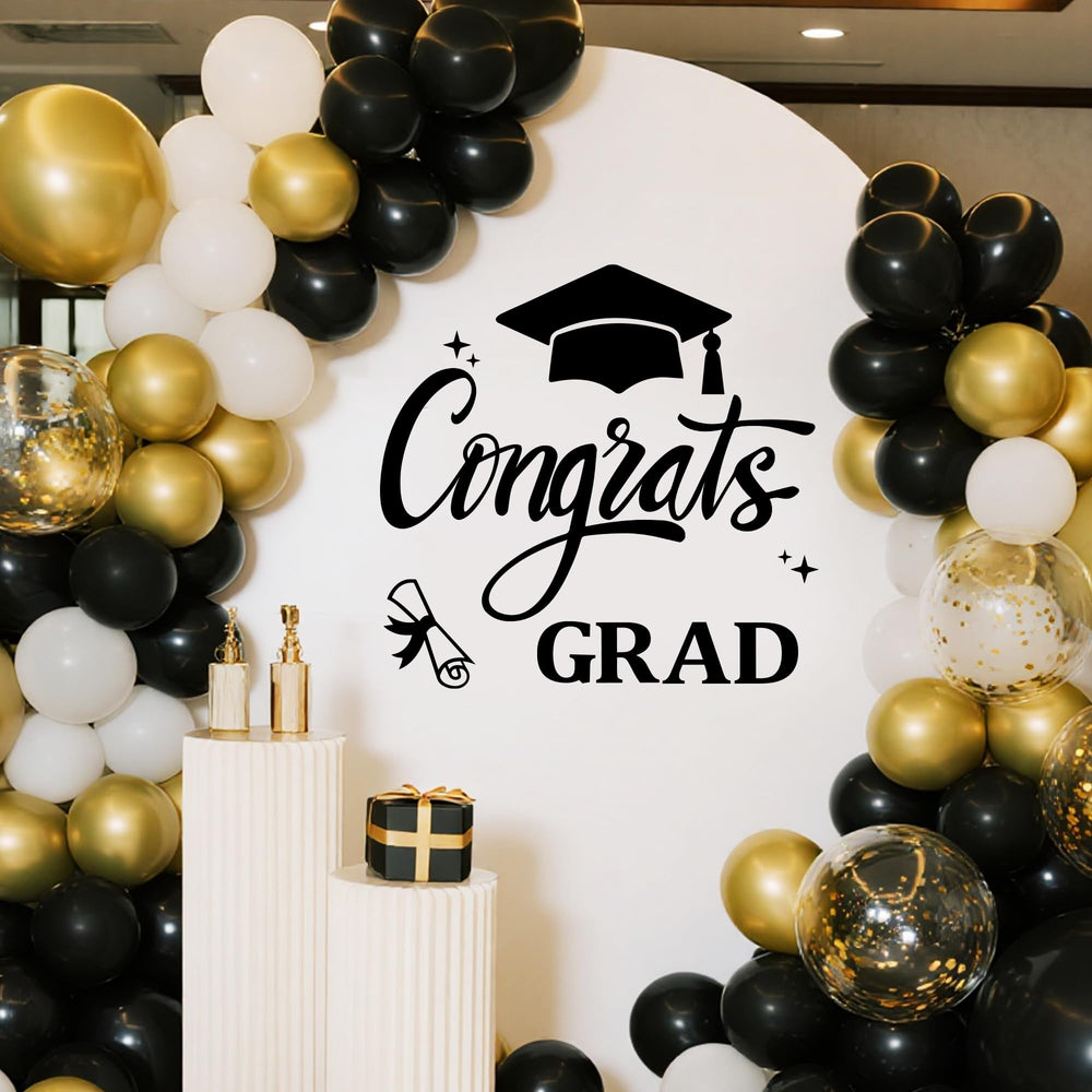 KEWUFD Backdrop-ready design pairs with balloons for party-ready visuals.