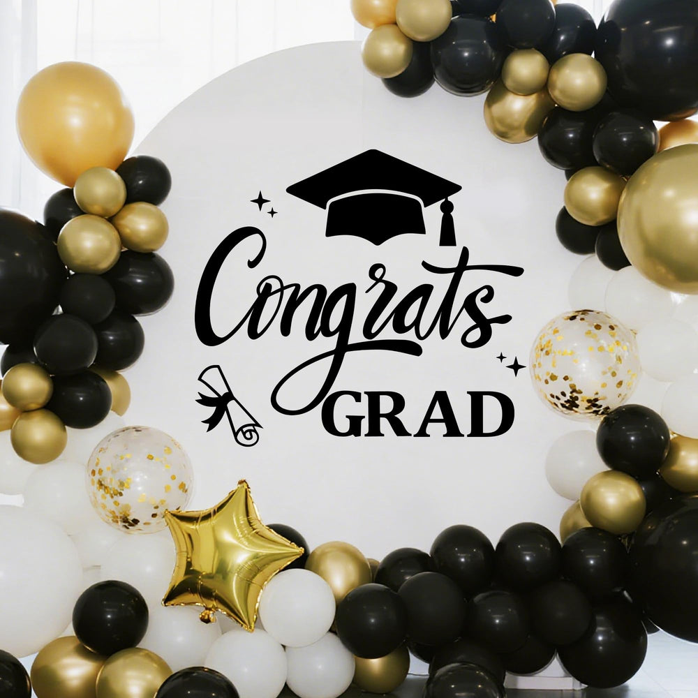 KEWUFD Graduation party decor sign adds shiny detail to celebrations and visual interest.