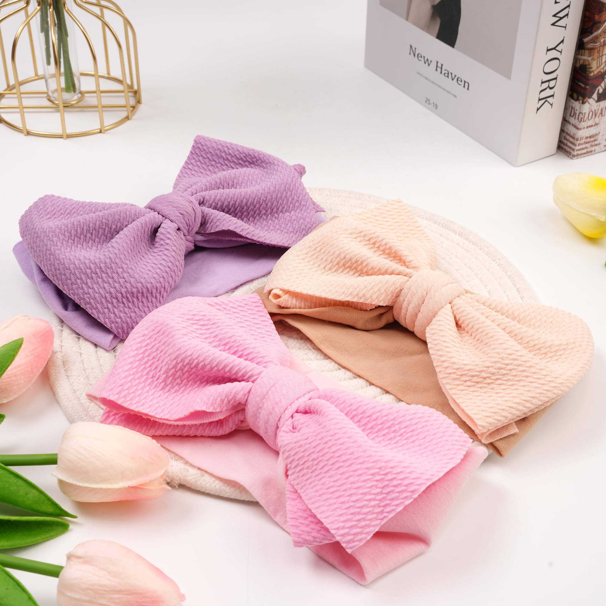 Kexinstar headbands worn on baby, secure fit without slipping