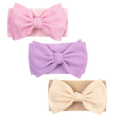 Kexinstar baby bow headbands purple, vibrant color coordinates with outfits
