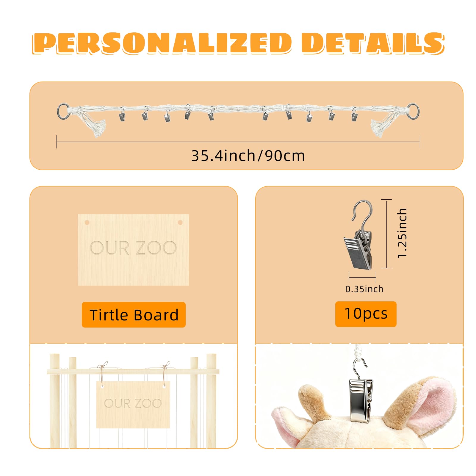 Keyixize wooden-zoo-toy-holder assembly room shows ready-to-use setup in a kid-friendly space.