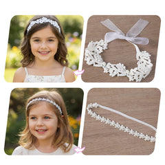 KFHENSOMR adjustable headband showing newborn-to-toddler fit for growing children