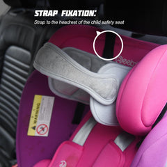 KHGUZ headrest strap adjustable-fit enables customized head support for growing children.