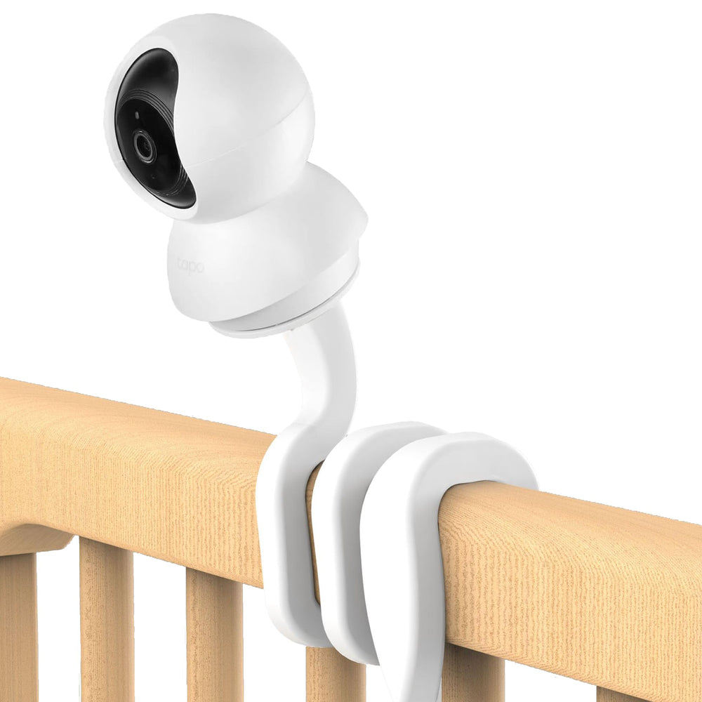 KHQBG baby monitor mount offers flexible tilt for easy in-room viewing.