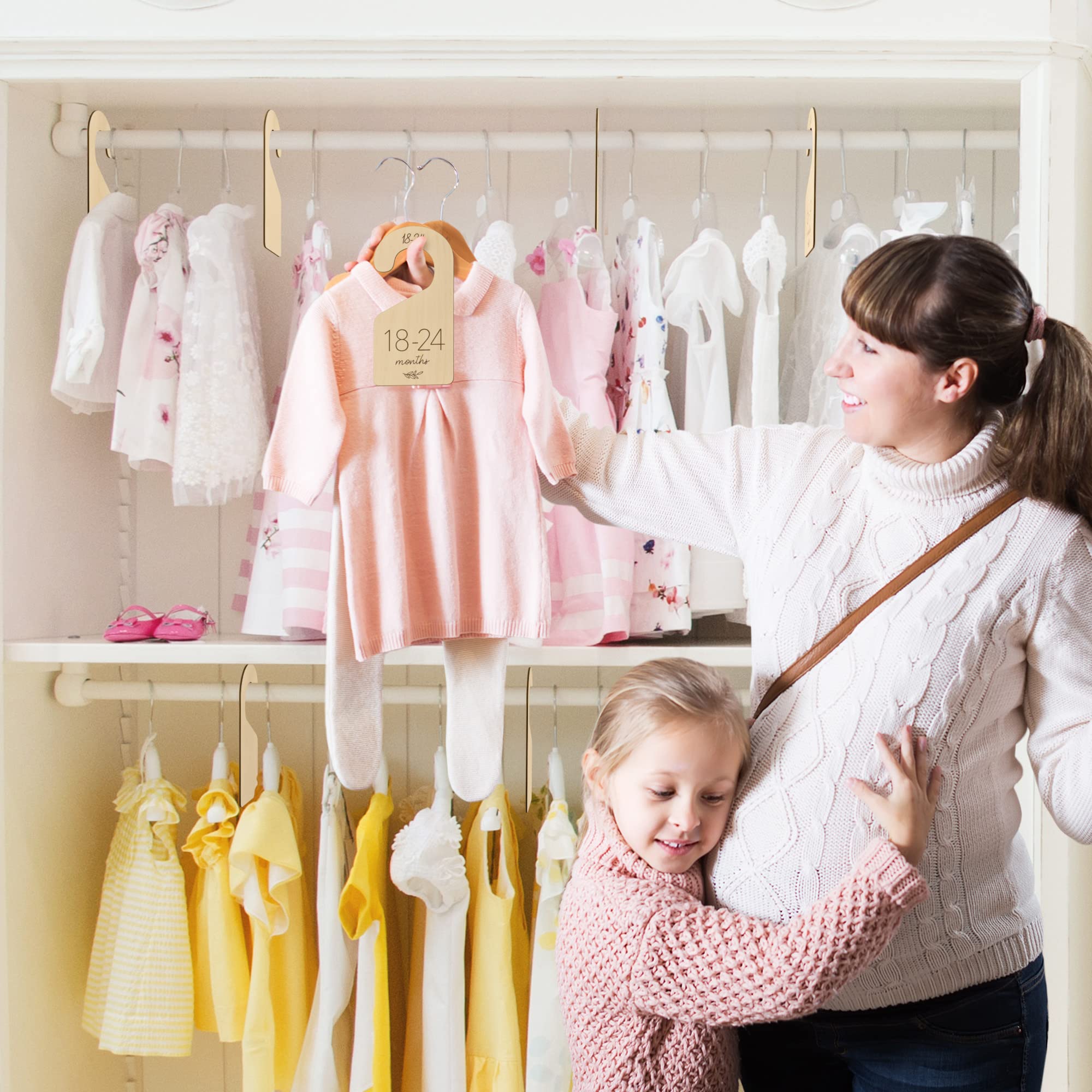 KIBAGA 12-18 months dividers—gender-neutral style complements nursery decor.