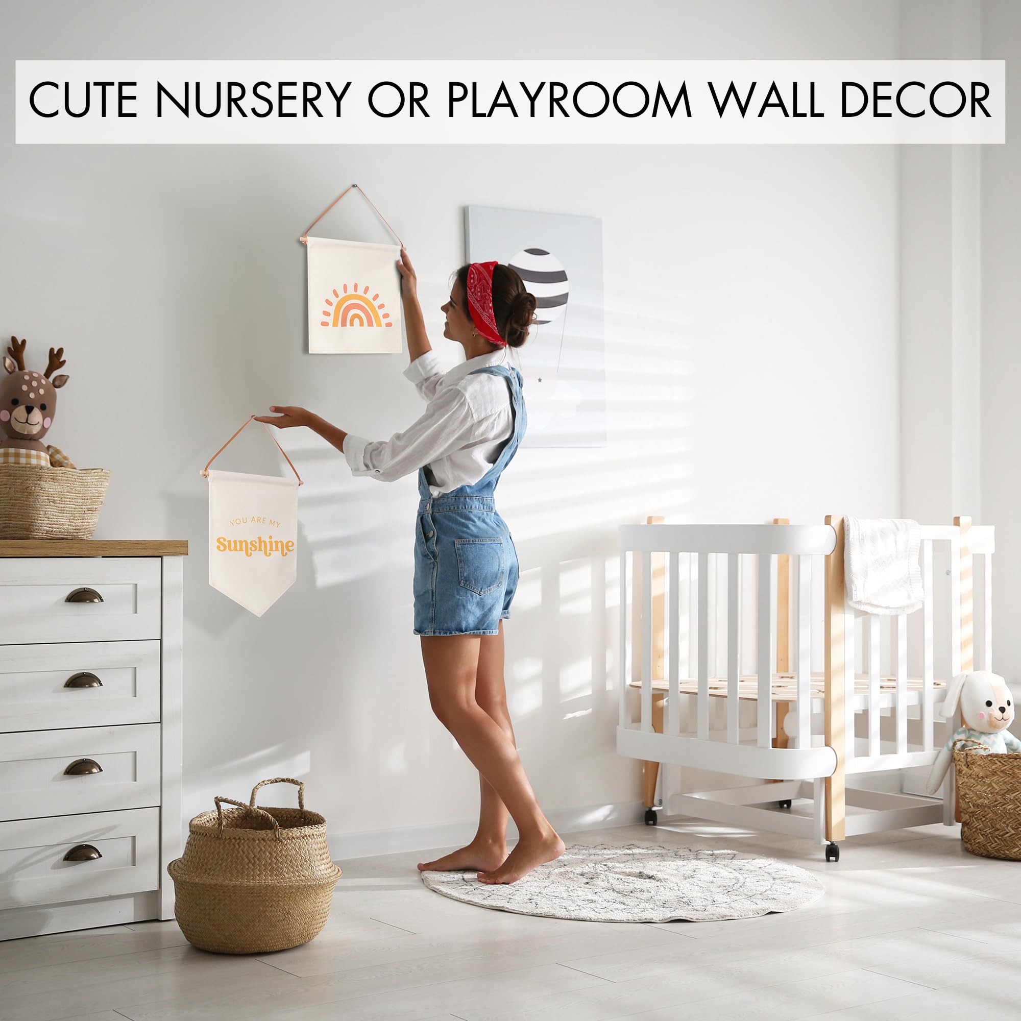 KIBAGA tree illustration decor enhances playroom ambiance and imaginative play