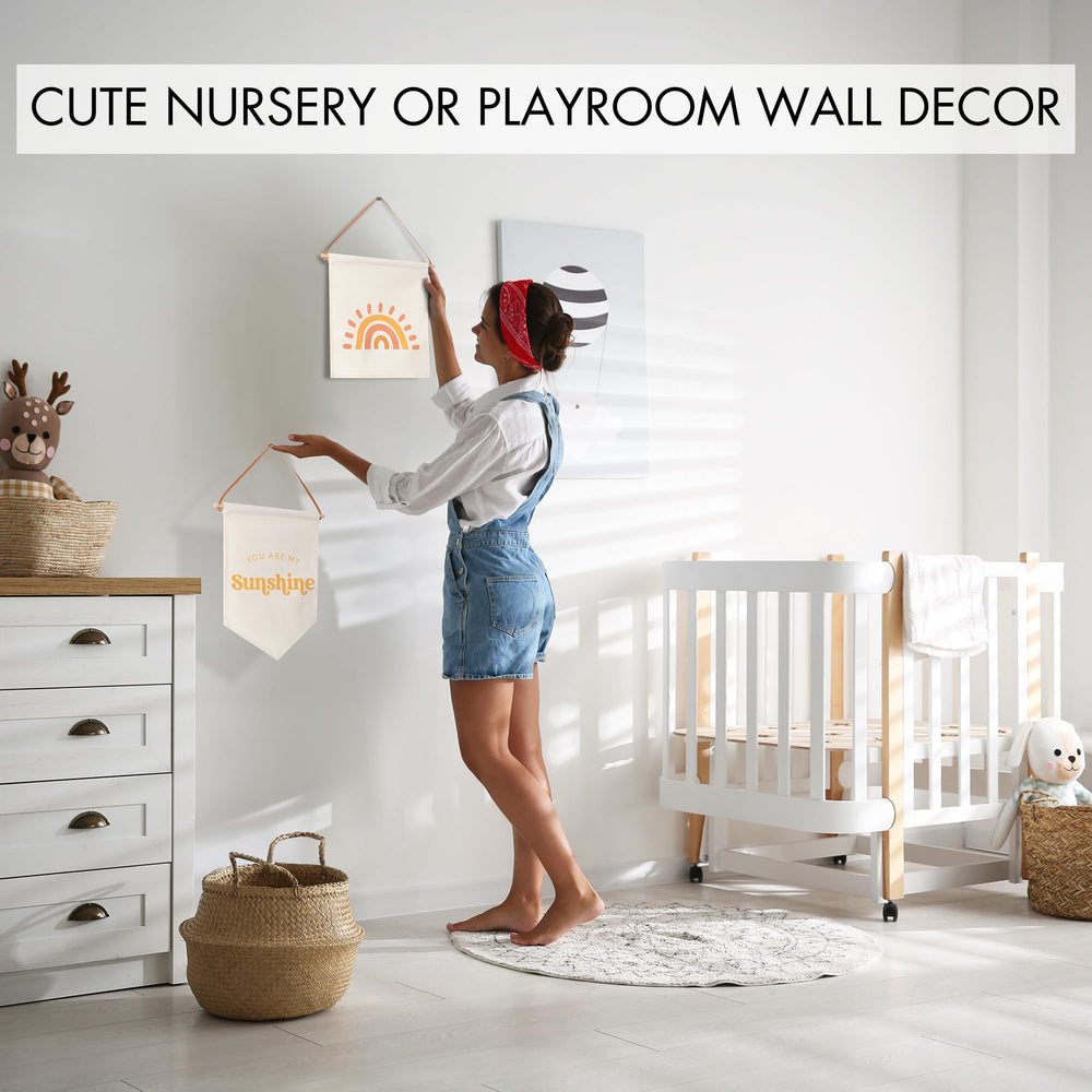 KIBAGA tree illustration decor enhances playroom ambiance and imaginative play