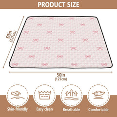 KICPOAY 50x50 tummy-time area offers ample space for rolling.
