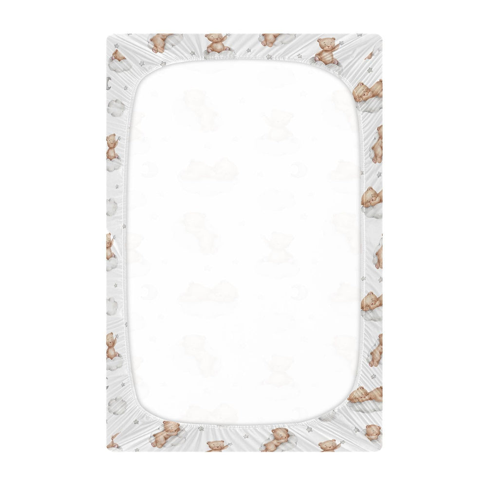 KICPOAY crib mattress sheet 52x28x9 fits standard pack n play mattresses securely.