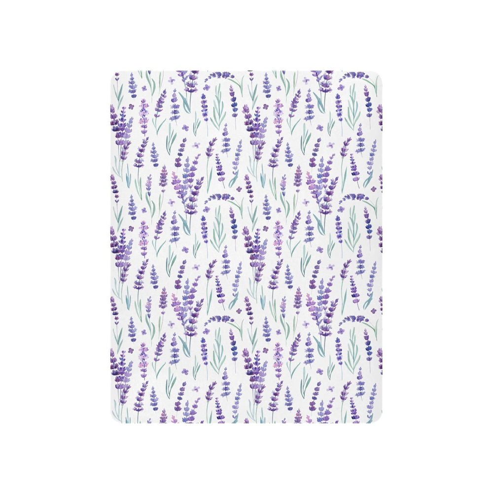 KICPOAY lavender nursery scene shows versatile use for boys and girls.