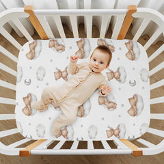 KICPOAY pack n play sheet 39x27 showcases snug fit and portable convenience.