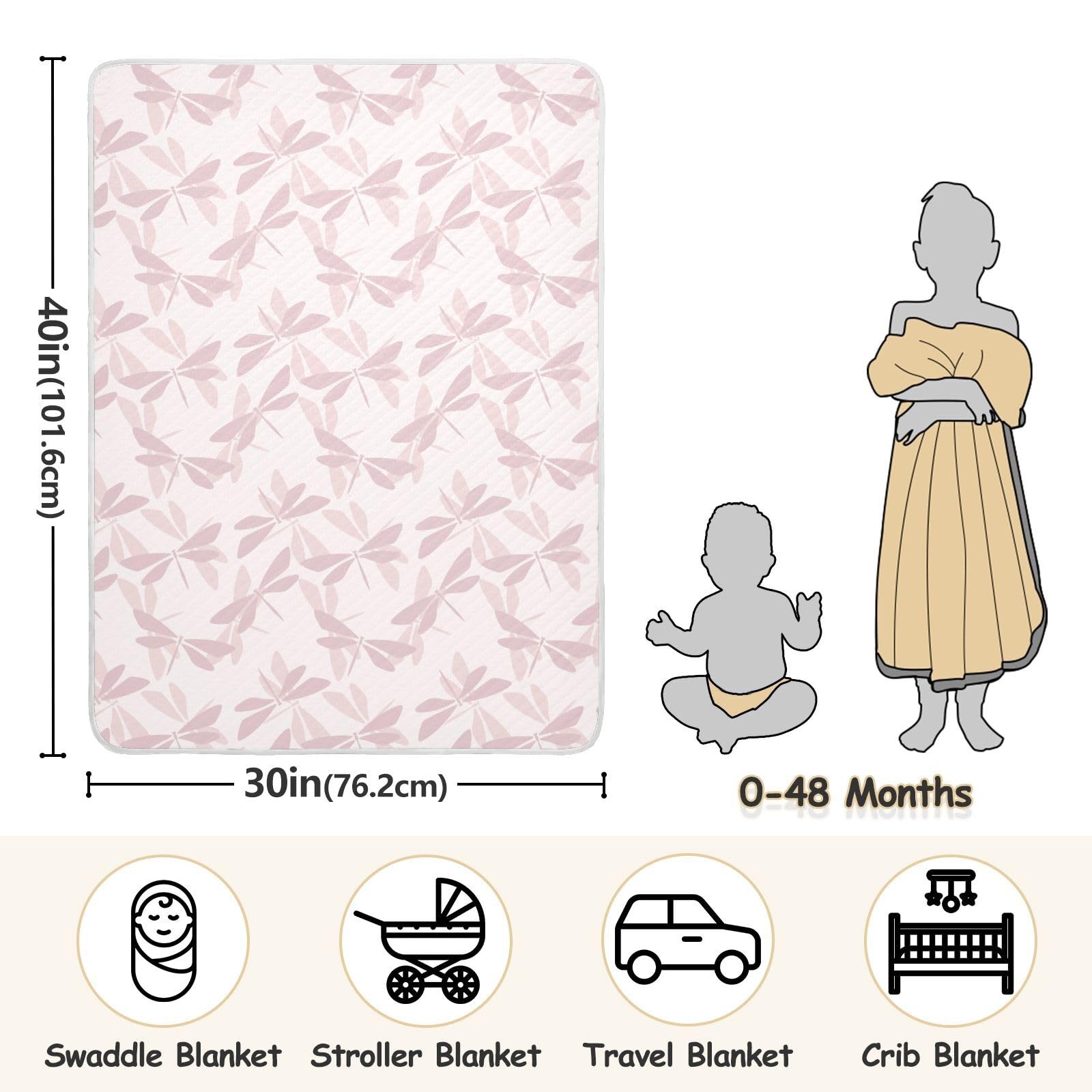 KICPOAY receiving blanket multi-use — handy burp cloths and play mat base