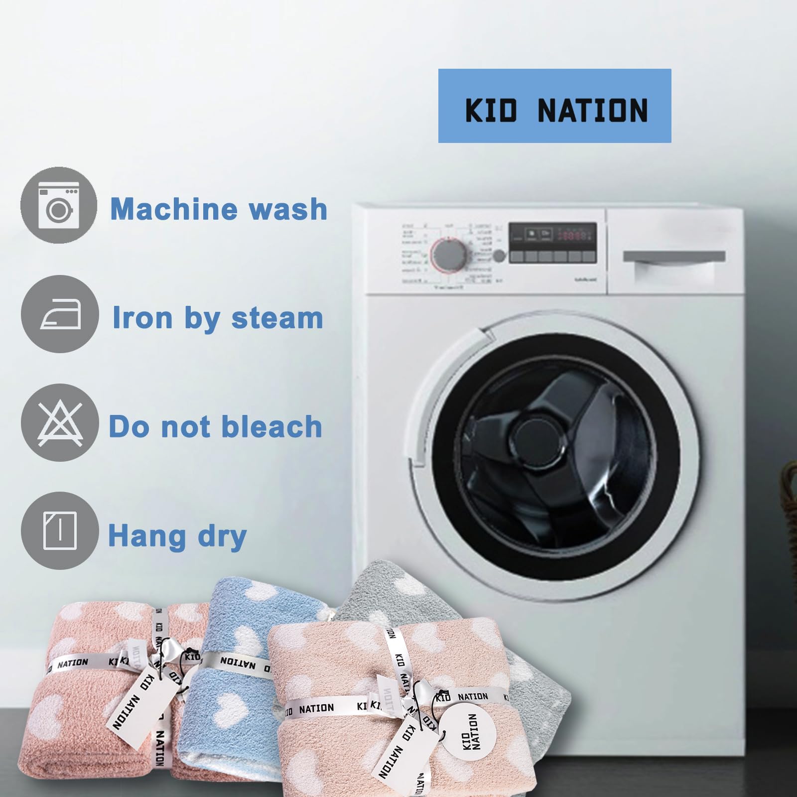 Kid Nation gift-ready packaging signals a thoughtful newborn present.