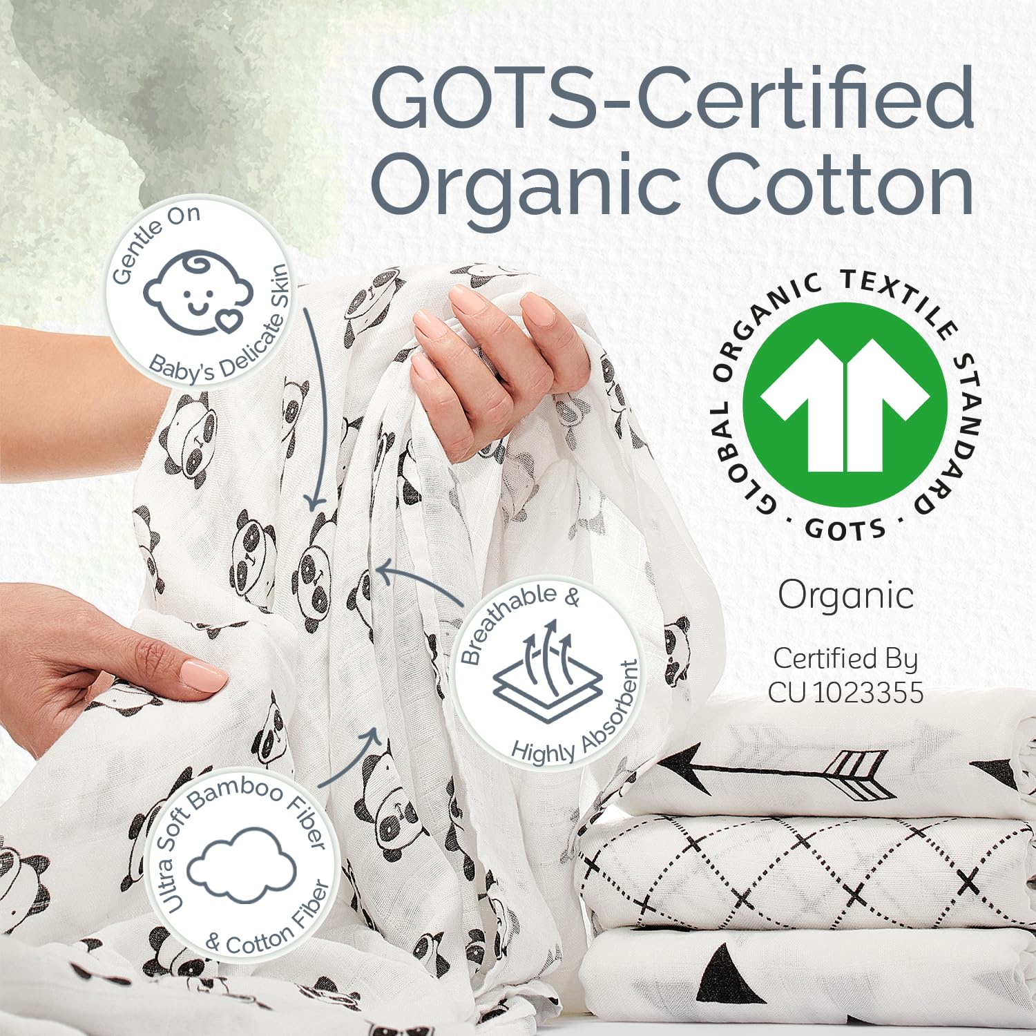 KiddyCare diaper caddy organizer cotton removable compartments front-and-center shot.