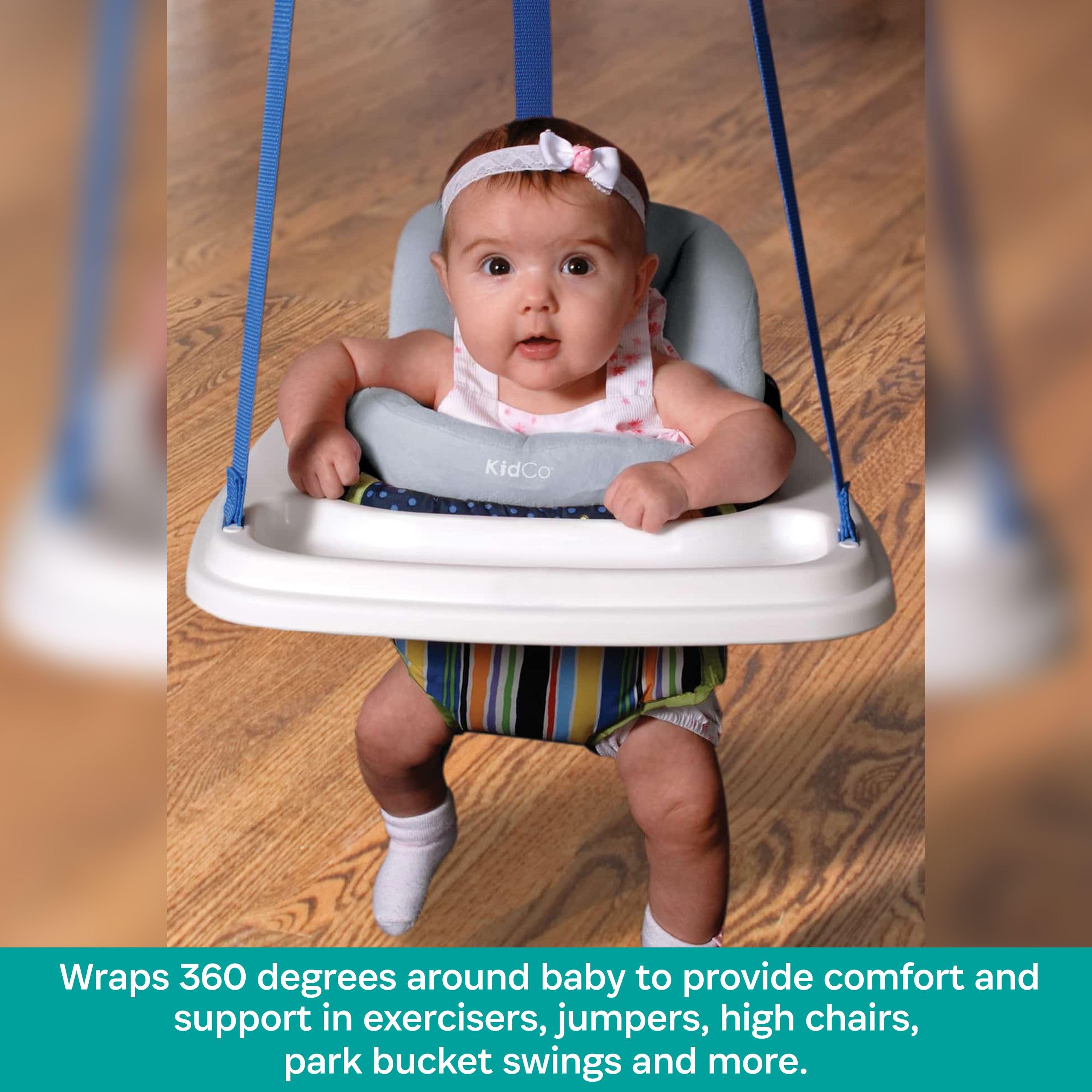 KidCo HuggaPod portable-seat offers on-the-go seating for busy parents.