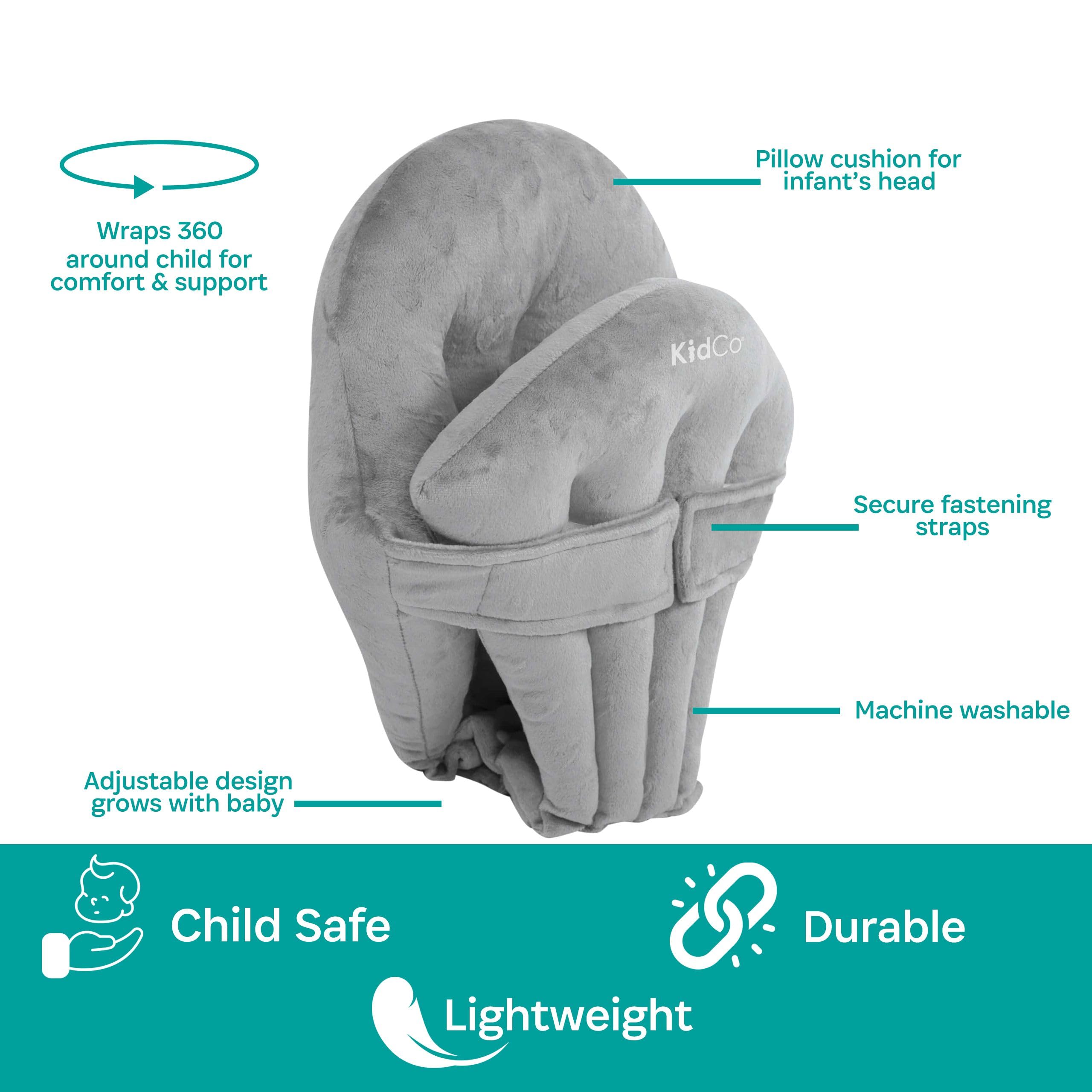 KidCo HuggaPod in-use-high-chair demonstrates versatile seating.