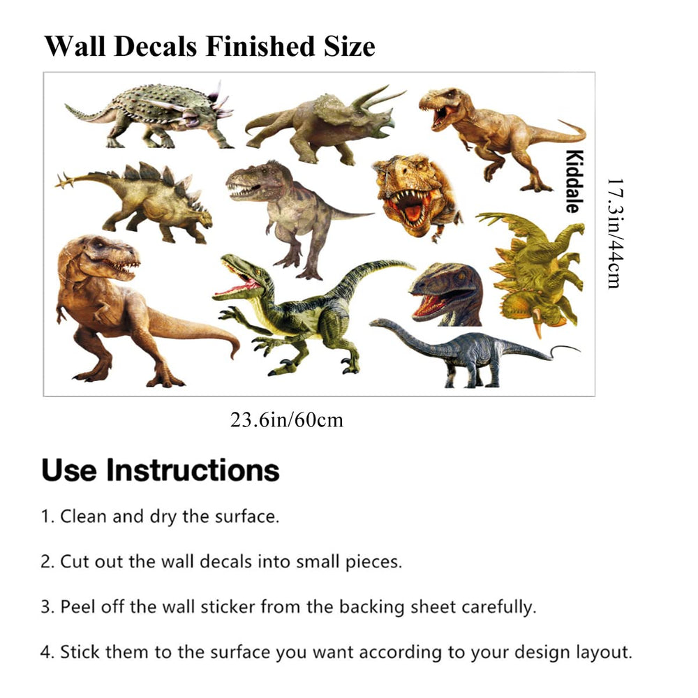 Kiddale dinosaur room decor for kids’ playroom showcasing a prehistoric atmosphere.