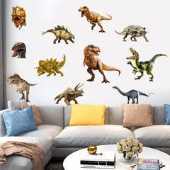 Kiddale dinosaur wall stickers small dino details add charm to play areas.