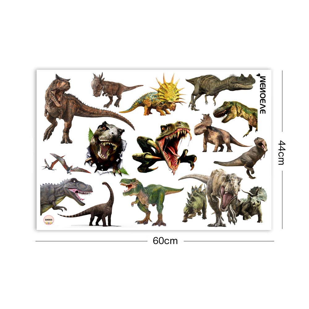 Kiddale easy peel dinosaur wall sticker demonstrates simple decor updates.