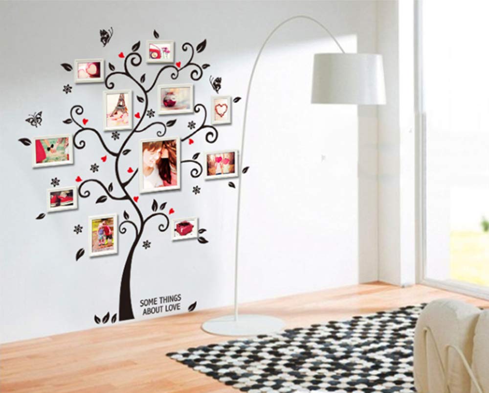 Kiddale Family Tree Wall Decal close-up shows removable vinyl with no residue