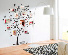 Kiddale Family Tree Wall Decal close-up shows removable vinyl with no residue
