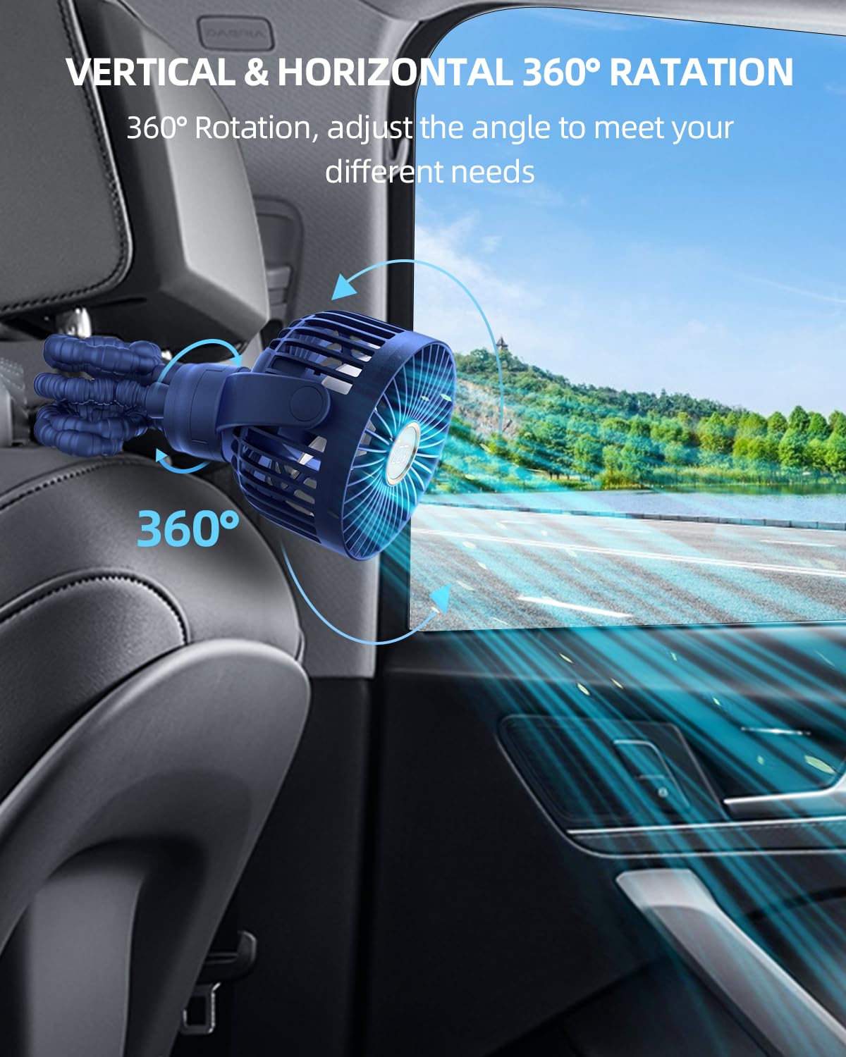 KIDEE three speeds offer adjustable airflow to suit different moments.