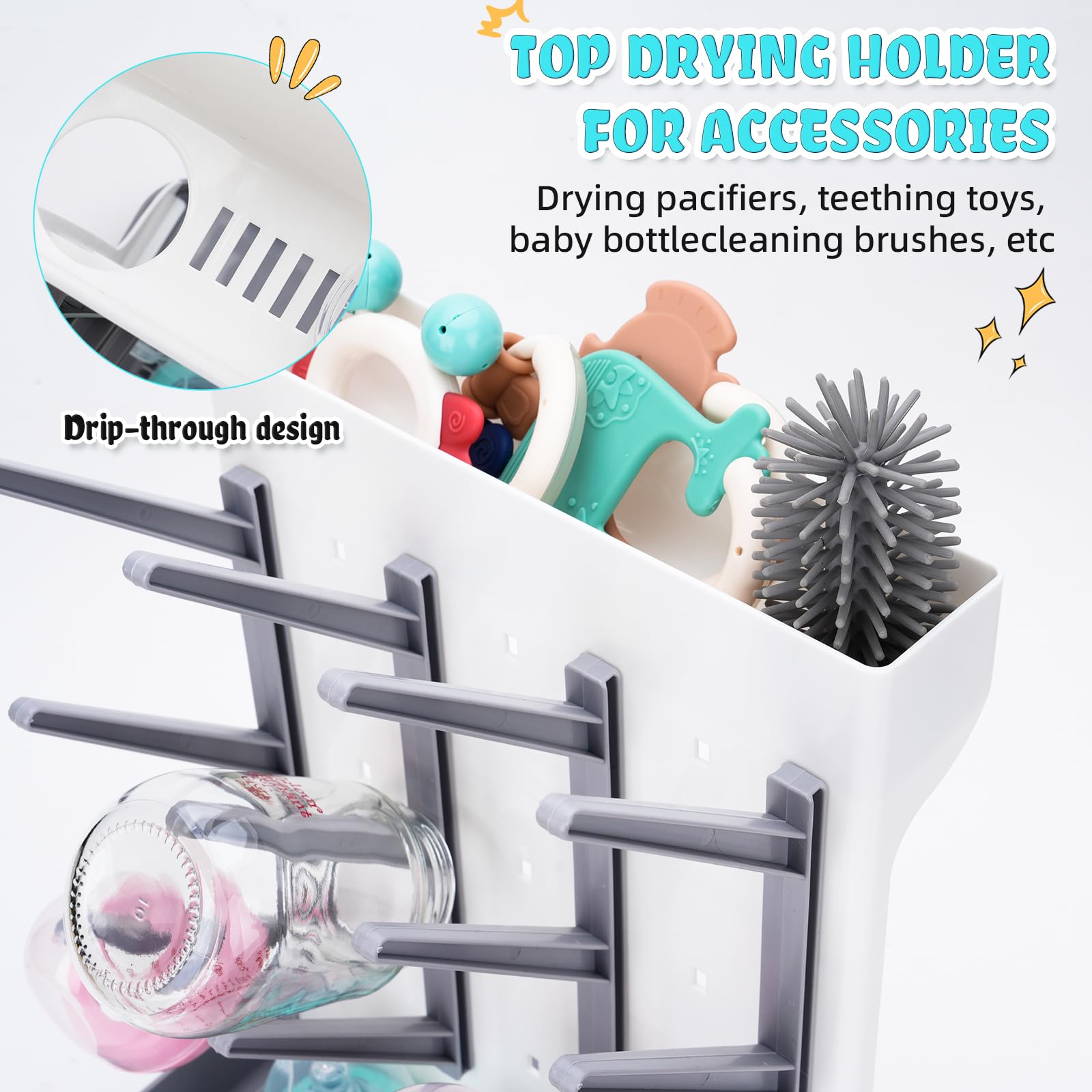 Kiddie Joy space-saving design fits small kitchens.