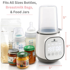 Kiddieware automatic shut-off bottle warmer provides safe, hands-off heating