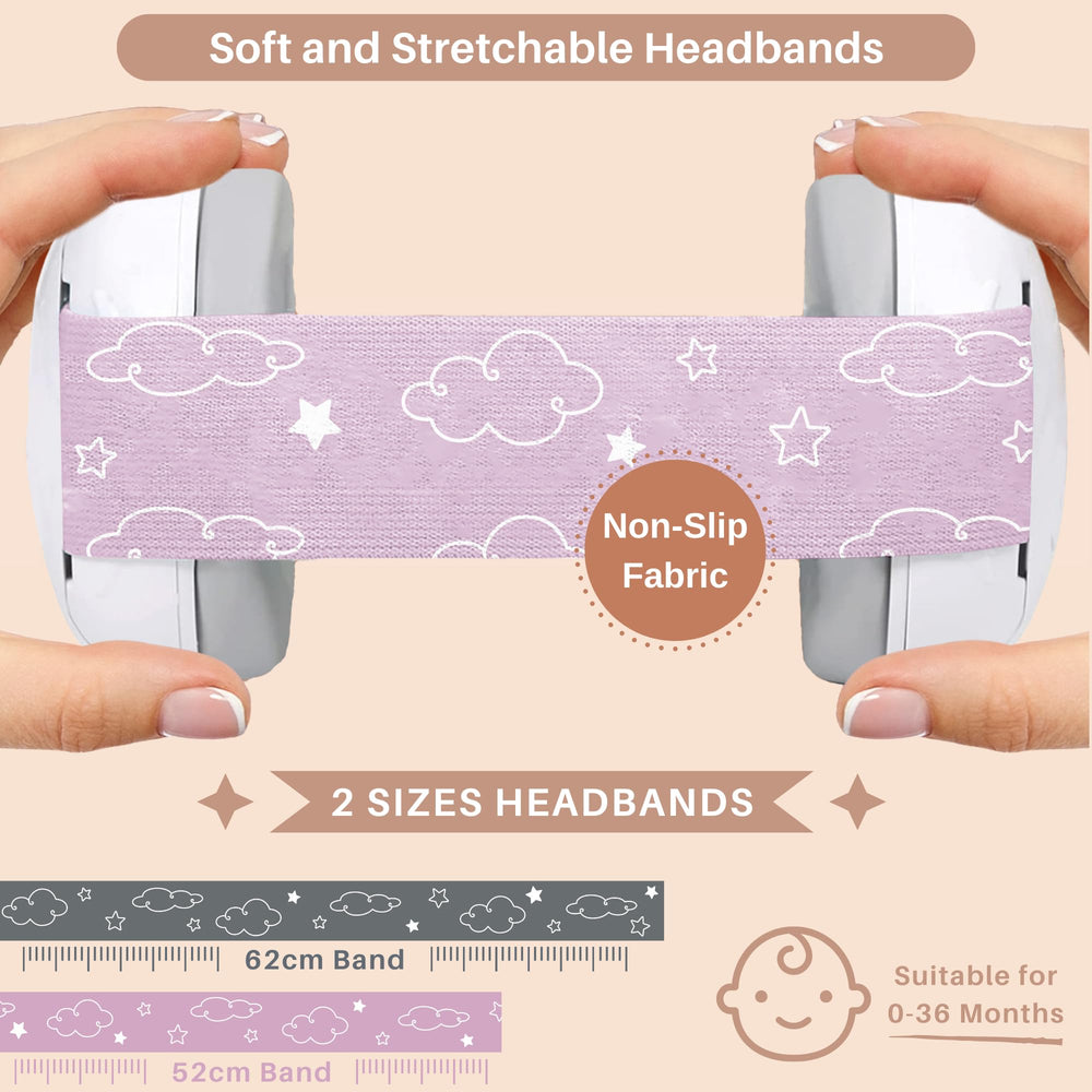 Kiddieware Gray ear cups closeup showing soft cushions for comfort.